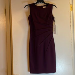 NWT! Calvin Klein deep purple dress!